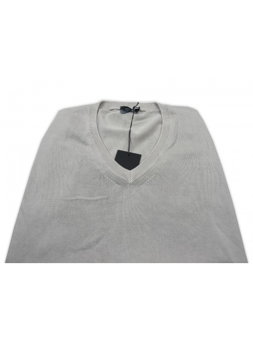Rossopuro Men's Vest Mod. U609 / AW Plain Light Gray