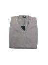 Rossopuro Man Vest Mod. U609 / AW Plain Light Dove Gray