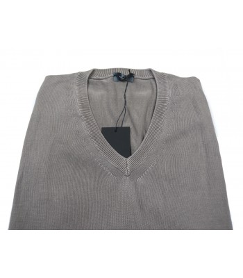 Rossopuro Man Vest Mod. U609 / AW Plain Light Dove Gray 2