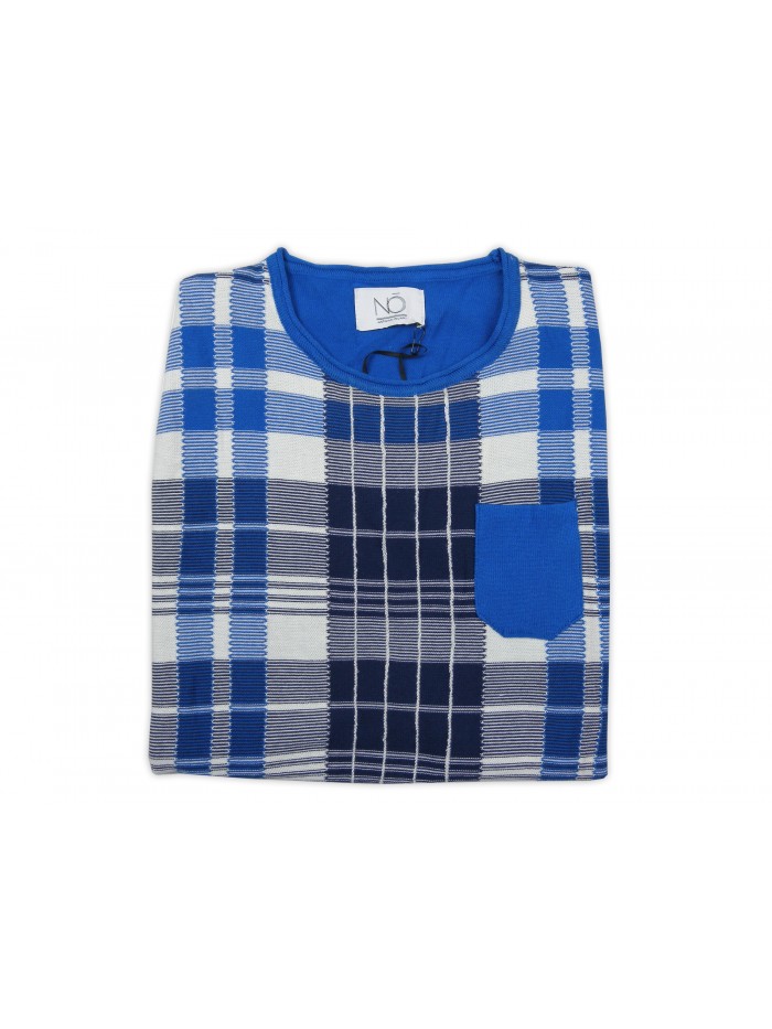 NÕ Artigiani Italiani Gilet Uomo Mod. 262 Quadri Azzurro NÕ Artigiani Italiani Gilet Uomo Mod. 262 Quadri Azzurro