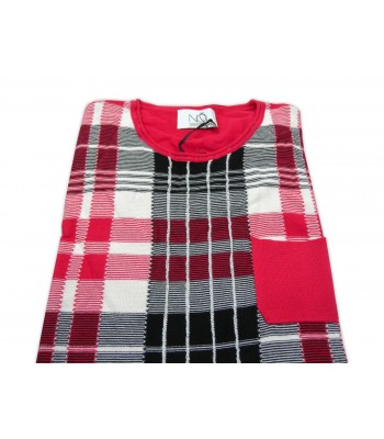 NÕ Artigiani Italiani Man Vest Mod. 262 Red Checks 2