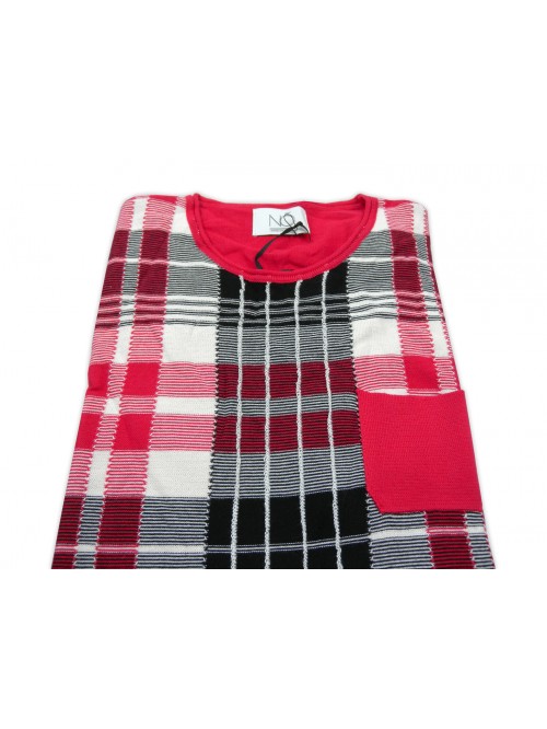 NÕ Artigiani Italiani Man Vest Mod. 262 Red Checks