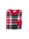 NÕ Artigiani Italiani Man Vest Mod. 262 Red Checks