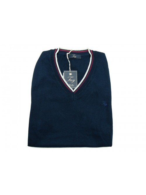 Fay Gilet Uomo Art. NMMC1242320 Blu Fay Gilet Uomo Art. NMMC1242320 Blu