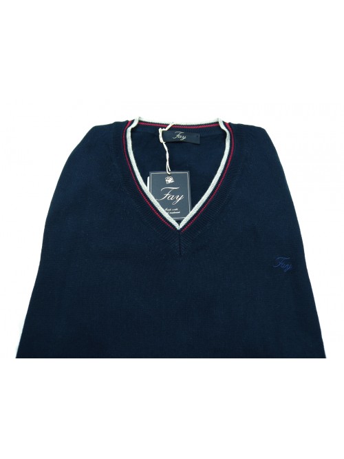 Fay Man Vest Art. NMMC1242320 Blue