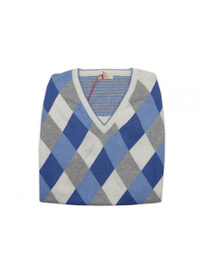 Altea Men's Vest Art. 02144398613 32331 Blue Rhombuses Altea Men's Vest Art. 02144398613 32331 Blue Rhombuses