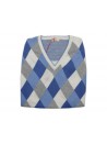 Altea Men's Vest Art. 02144398613 32331 Blue Rhombuses