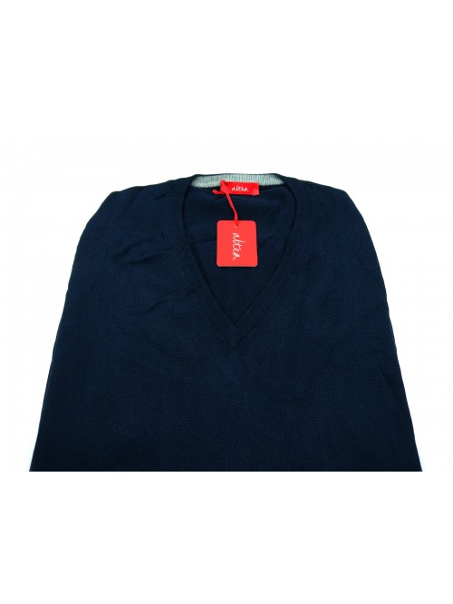 Altea Men's Vest Art. 01448895996 32572 Plain Blue