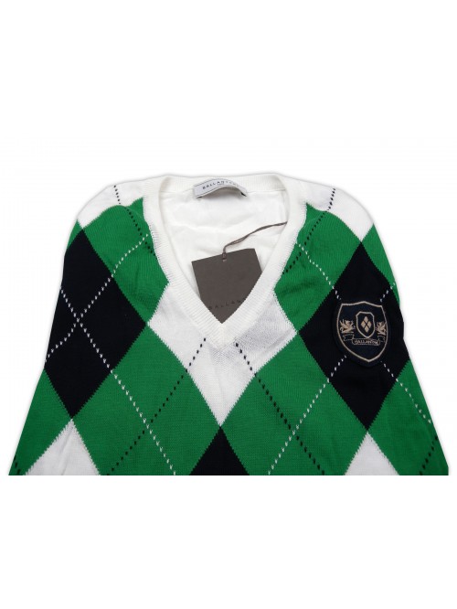 Ballantyne Gilet Uomo Art. Argilè Rombi Golf Green