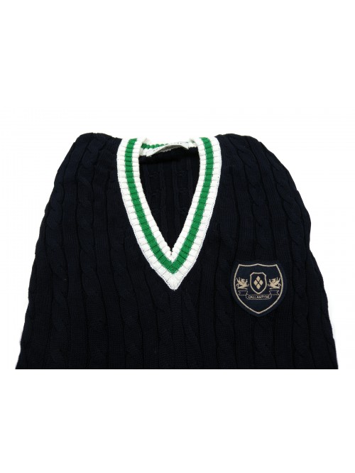 Ballantyne Gilet Uomo Art. 2CK1967C04/92510 Golf Treccine Blu