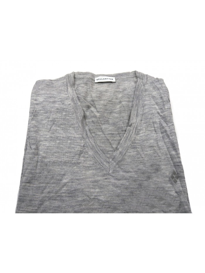 Ballantyne Man Vest Art. V Neck Abisso Perla