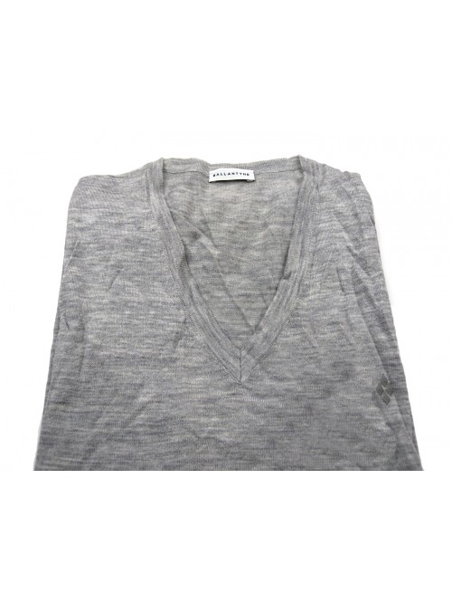 Ballantyne Man Vest Art. V Neck Abisso Perla