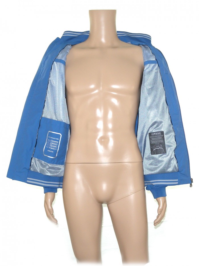 Geox Men's Jacket Mod. M8220D Ultramarine Jacket Light Blue