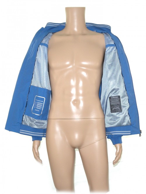 Geox Men's Jacket Mod. M8220D Ultramarine Jacket Light Blue