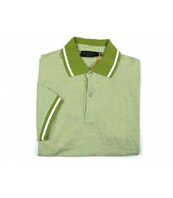 Etro Men's Polo Art. 164079255 503 Green Striped