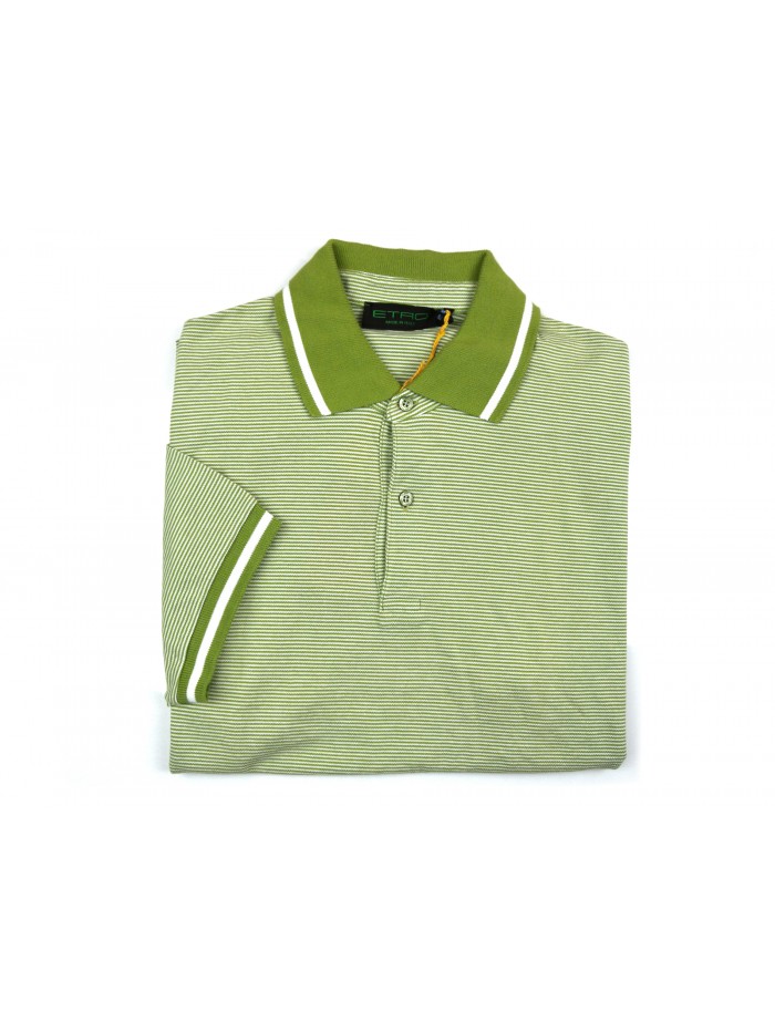 Etro Polo Uomo Art. 164079255 503 Rigata Verde Etro Polo Uomo Art. 164079255 503 Rigata Verde