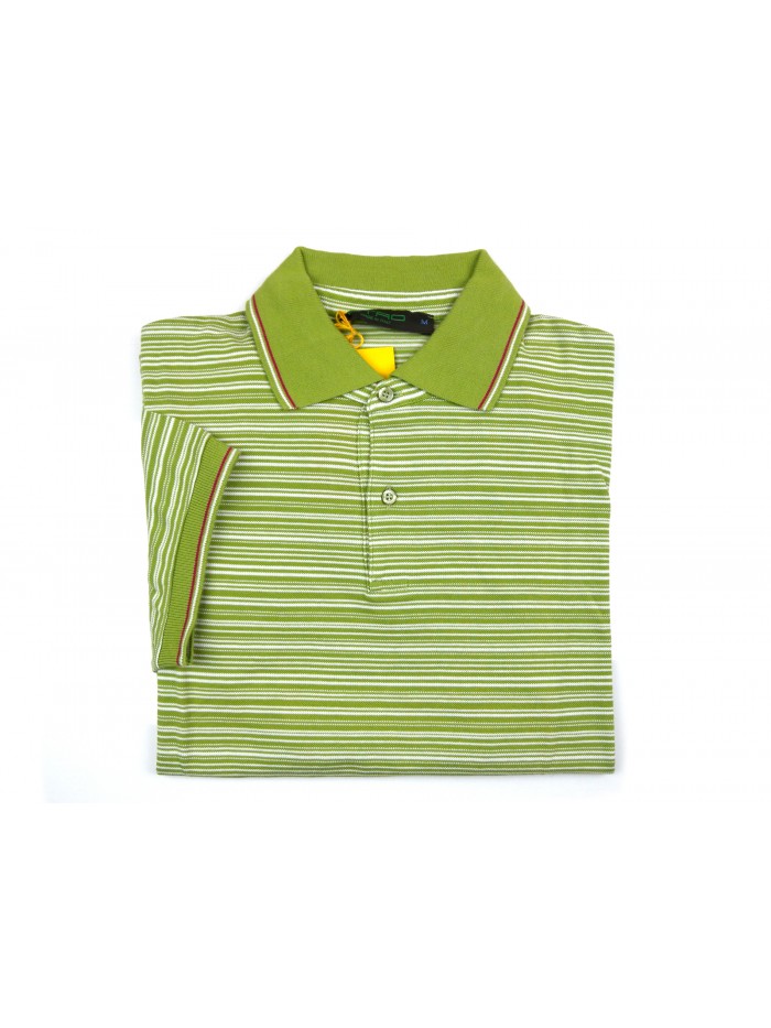 Etro Men's Polo Art. 164089256 503 Green Striped Etro Men's Polo Art. 164089256 503 Green Striped