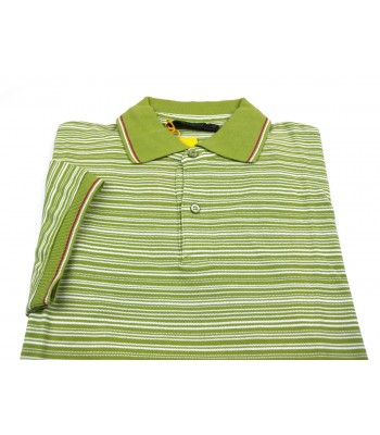 Etro Men's Polo Art. 164089256 503 Green Striped 2