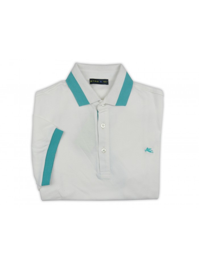 Etro Polo Uomo Art. 146009361 991 Unita Bianca Etro Polo Uomo Art. 146009361 991 Unita Bianca