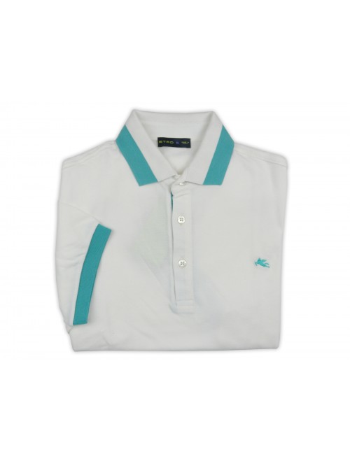 Etro Polo Uomo Art. 146009361 991 Unita Bianca Etro Polo Uomo Art. 146009361 991 Unita Bianca