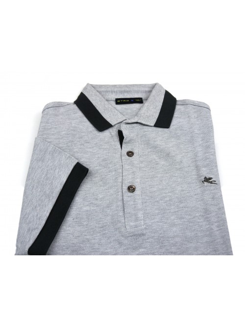 Etro Men's Polo Art. 146009391 3 Pearl Unit