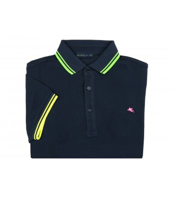 Etro Polo Uomo Art. 1Y6009362 200 Unita Blu