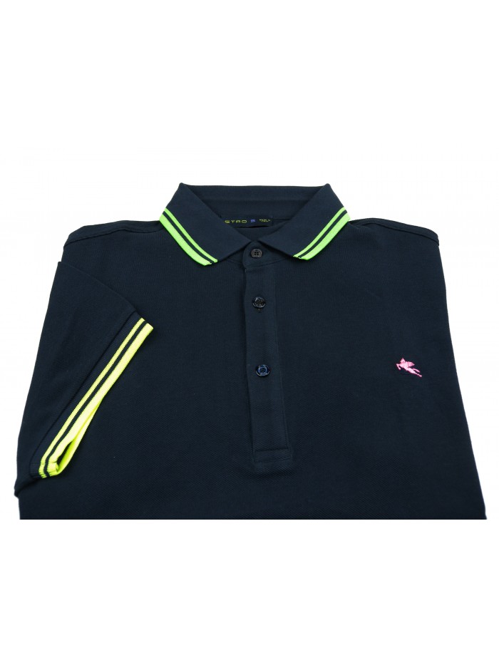 Etro Men's Polo Art. 146009362 200 Magenta Unit