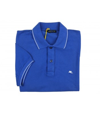 Etro Polo Uomo Art. 1Y4209309 201 Unita Blu