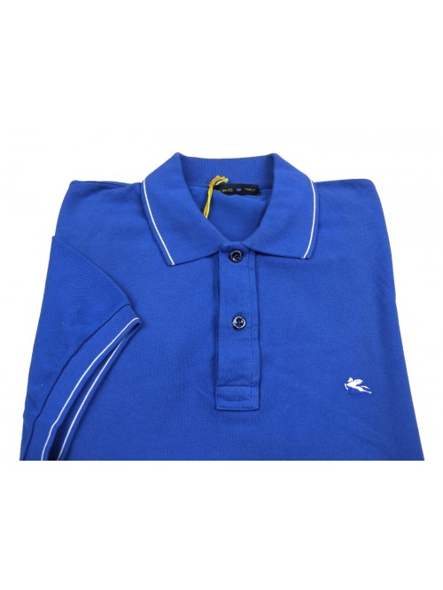 Etro Polo Uomo Art. 144209309 201 Unita Blu