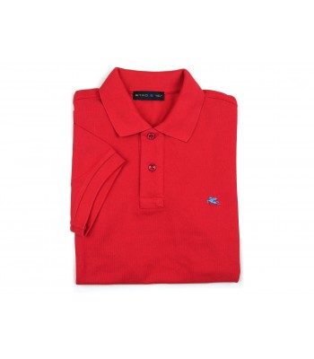 Etro Men's Polo Art. 1Y0409300 602 Coral Unit