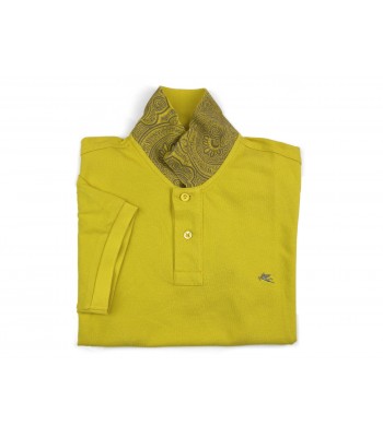 Etro Men's Polo Art. 140409300 701 Mustard Unit 2