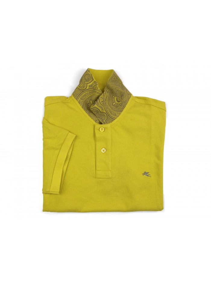 Etro Polo Uomo Art. 140409300 701 Unita Senape