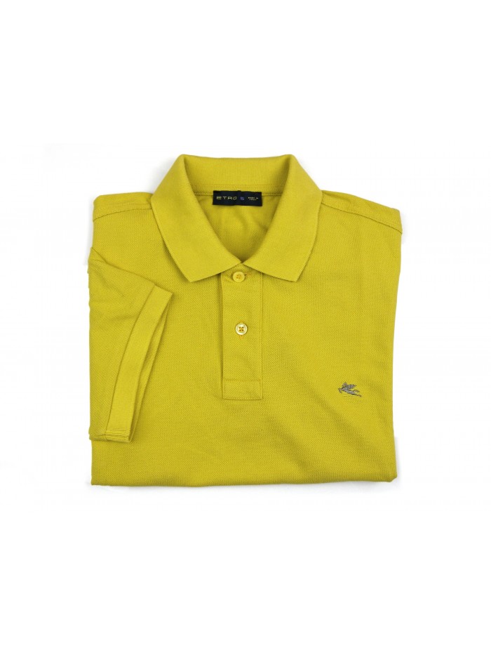 Etro Men's Polo Art. 140409300 701 Mustard Unit Etro Men's Polo Art. 140409300 701 Mustard Unit