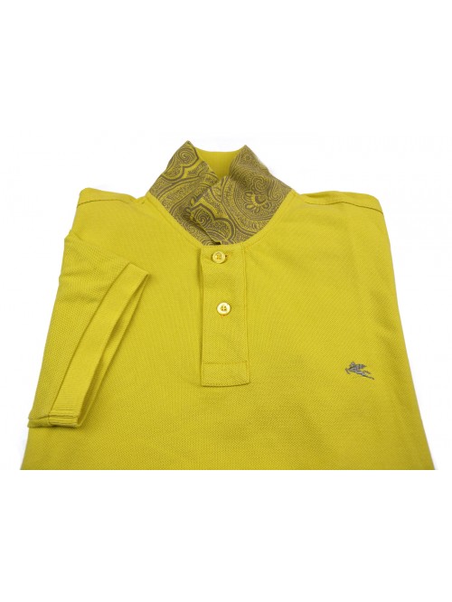 Etro Men's Polo Art. 140409300 701 Mustard Unit