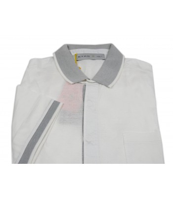 Etro Men's Polo Art. 14324 9769 990 White Pocket 2