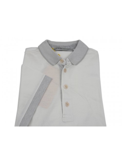 Etro Men's Polo Art. 14325 9787 990 White Shaved