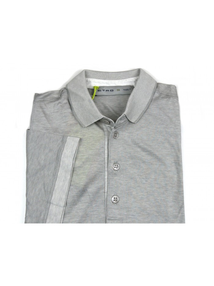 Etro Polo Uomo Art. 14325 9787 3 Rasato Perla
