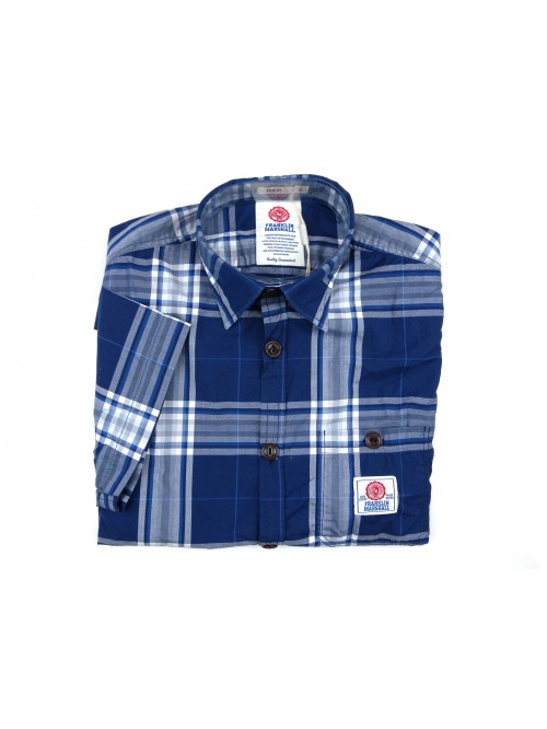 Franklin & Marshall Camicia Uomo Art. SHMR6978 Quadri Blu