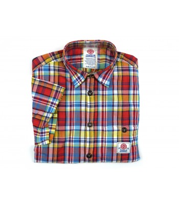 Franklin & Marshall Men's Shirt Art. SHMR6971 Multicolor Squares