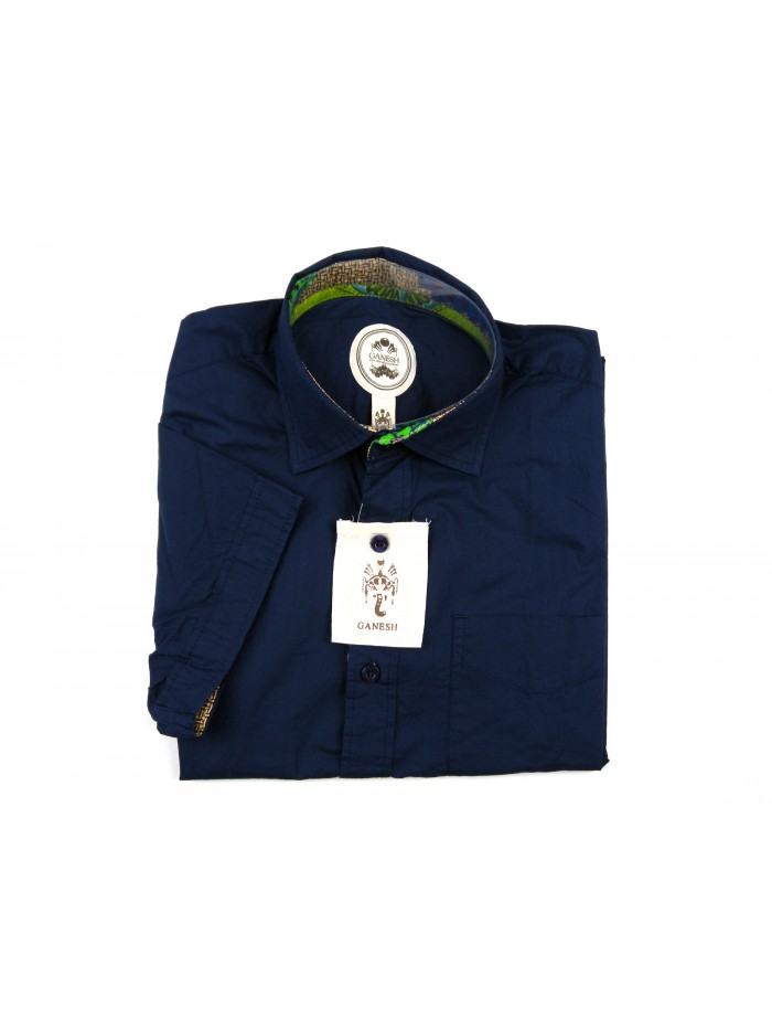 Ganesh Men's Shirt Mod. G731 COL 09 Dark Blue Ganesh Men's Shirt Mod. G731 COL 09 Dark Blue