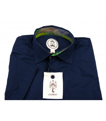 Ganesh Camicia Uomo Mod. G731 COL 09 Blu Scuro 2
