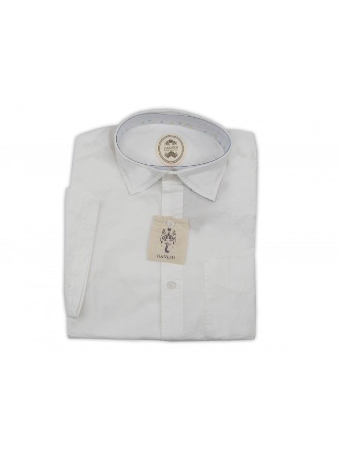 Ganesh Men's Shirt Mod. G731OM COL 00000 White Ganesh Men's Shirt Mod. G731OM COL 00000 White