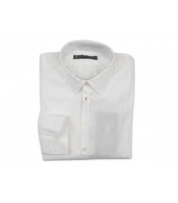 Dondup Men's Shirt Art. TYHRAUCO42 COL 000 Plain White