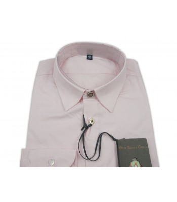 Dondup Men's Shirt Art. UC063 Aubert COL 519 Plain Pink 2