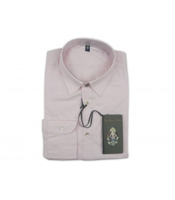 Dondup Men's Shirt Art. UC063 Aubert COL 519 Plain Rose