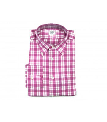 Mazzarelli Camicia Uomo Art. Button Down Square Magenta