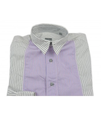 Paul Smith Man Shirt Art. PDXD811K314 Casual Shirt Striped White / Purple 2