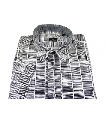 Paul Smith Man Shirt Art. PDXD817K342 Casual Shirt Striped White / Black 2