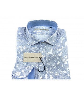 Massimo Rebecchi Camicia Uomo Art. QOB413CL Floreale 2