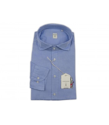 Bastoncino Camicia Uomo Art. BOXFORD Mod. Simo Azzurro